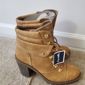 Guess tan booties